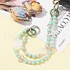 Heart & Bowknot & Moon Acrylic Beaded Bag Straps AJEW-BA00111-4