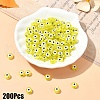 200Pcs Transparent Acrylic Beads TACR-YW0002-08C-1