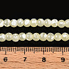 Baking Paint Glass Beads Strands DGLA-N015-4mm-08-4