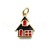 Brass Enamel Charms KK-K400-27G-1