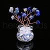 Mother's Day Natural Lapis Lazuli Chips Tree Decorations PW-WG5CB05-10-1