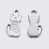 304 Stainless Steel Kitten Charms STAS-F159-50P-2