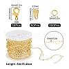 SUNNYCLUE DIY Star & Moon Link Chain Necklaces Kits DIY-SC0014-61G-2