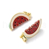 Brass Enamel Pendants X-KK-A252-38G-05-2