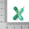 Brass Enamel Pendants KK-E093-03G-X-02-3