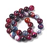 Natural Multi-Color Agate Beads Strands G-A261-B10-14mm-3