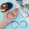 100Pcs 5 Colors Waxed Polyester Cord Bracelets Making BJEW-DR00002-3