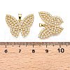 Brass Micro Pave Cubic Zirconia Pendants KK-T070-33G-3