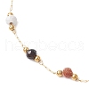 304 Stainless Steel Chain Anklets for Women AJEW-AN00691-4