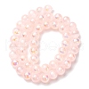 Plating Natural Selenite Beads Strands G-G120-A01-03-02-3