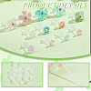   12 Pairs 12 Styles Resin Stud Earrings EJEW-PH0001-31-4