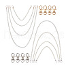 8Pcs 8 Styles White Acrylic Round Beads Bag Handles FIND-TA0001-40-9