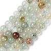 Natural Green Rutilated Quartz Beads Strands G-Q1001-A03-01-1