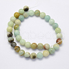 Natural Flower Amazonite Beads Strands X-G-G697-F06-8mm-2