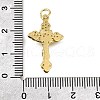 Brass Micro Pave Cubic Zirconia Pendants KK-S523-13G-3