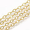 Brass Cable Chain Necklace Making MAK-T006-05G-2