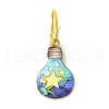 Alloy Printed Pendants PALLOY-JF02510-3