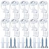 Gorgecraft 2 Sets Curtain Clear P Clips Hook IFIN-GF0001-24-1