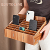 24-Grid Wooden Cell Phone Storage Box CON-WH0094-05A-3