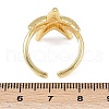 Ocean Theme Brass Cuff Rings RJEW-C135-01G-01-5