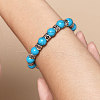 Fashion Tibetan Style Bracelets BJEW-JB00887-02-3