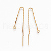 Brass Stud Earring Findings KK-R117-062-NF-2