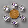 Transparent Acrylic Beads TACR-S152-06B-SS2114-3