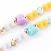 Colorful Acrylic Beaded Mobile Straps HJEW-JM00459-5