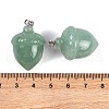 Natural Green Aventurine Pendants G-Q172-08P-01-3