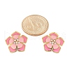 304 Stainless Steel Enamel Stud Earrings EJEW-Z081-04G-5