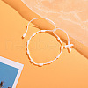 Cross Nylon Cord Braided Bead Bracelets WG2C716-08-1