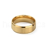 201 Stainless Steel Plain Band Ring for Men Women RJEW-WH0010-06F-MG-2