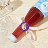 Brass Wax Seal Stamps with Wood Handle AJEW-WH0412-0104-5