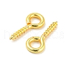 Brass Screw Eye Peg Bails KK-H452-38G-2