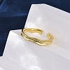 Brass Cuff Rings for Women RJEW-H248-03G-3