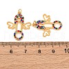 304 Stainless Steel Rhinestone Pendants STAS-U061-17G-3