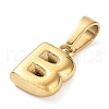 316L Surgical Stainless Steel Charms STAS-G315-01G-B-2