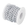 Aluminium Twisted Curb Chains CHA-TA0001-04-8