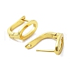 Brass Letter Stud Earrings for Women EJEW-A038-01O-G-2