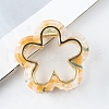 Flower Shape PVC Plastic Claw Hair Clips PW-WG34467-02-1