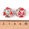 Fruit Round Resin Beads RESI-T059-03E-3