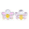 Transparent Acrylic Enamel Beads TACR-N012-007F-1