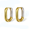 Two Tone 925 Sterling Silver Hoop Earrings for Women EJEW-F317-26GP-1