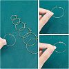 Unicraftale 304 Stainless Steel Hoop Earring Findings STAS-UN0004-60-6