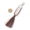 Handmade Macrame Cotton Cord Hanging Ornaments HJEW-JM02661-3