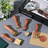 CRASPIRE Round Wax Seal Brass Blank Stamp AJEW-CP0007-45A-4