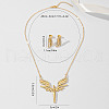 Luxury Angel Wing Jewelry Set for Party Dress and Banquet. OB3154-1