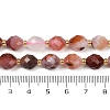 Natural Cherry Blossom Agate Beads Strands G-N342-149C-5