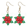 Natural Mixed Stone Dangle Earrings EJEW-MZ00258-01-1