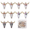 SUNNYCLUE 30Pcs 5 Colors Alloy Enamel Pendants ENAM-SC0003-85-1